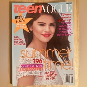 Teen Vogue Selena Gomez Magazine June/July 2011